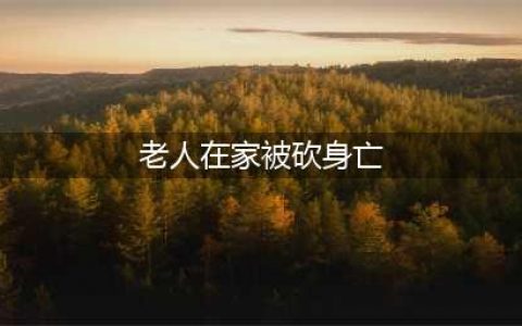 新密一老人在家头部被砍50多刀，死状惨烈！竟是亲侄子所为！(老人在家被砍身亡)