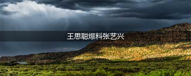 张艺兴被曝同王思聪一起夜店蹦迪，身边多个美女相伴，还带着保镖(王思聪爆料张艺兴)