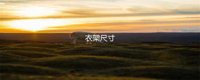 一般普通衣架的尺寸是多少？(衣架尺寸)