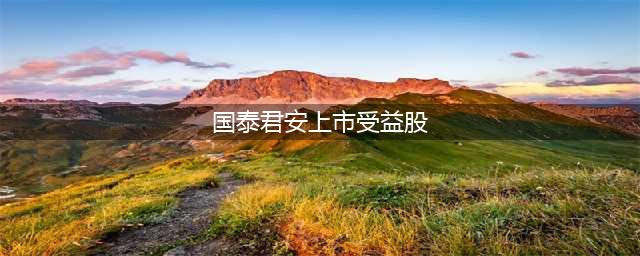 国泰君安确认上市，这些参股企业将收益(国泰君安上市受益股)