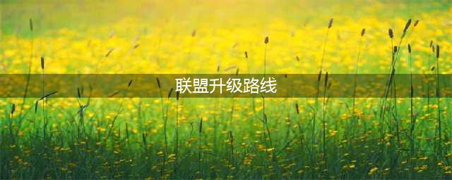 《魔兽世界》9.0联盟怎么升级快 9.0联盟最佳升级路线推荐(联盟升级路线)