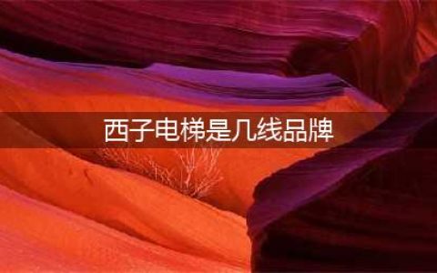 一线、二线、三线电梯品牌有哪些？(西子电梯是几线品牌)
