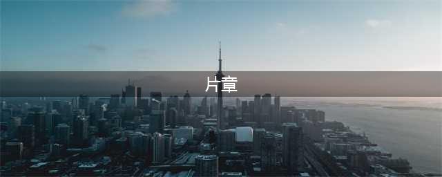 《片章》——韩东(片章)