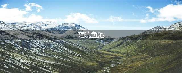 庭院鱼池的八大禁忌(庭院鱼池)