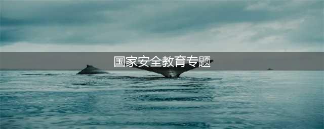2022年中小学生国家安全教育专题活动（学校版+家庭版）(国家安全教育专题)