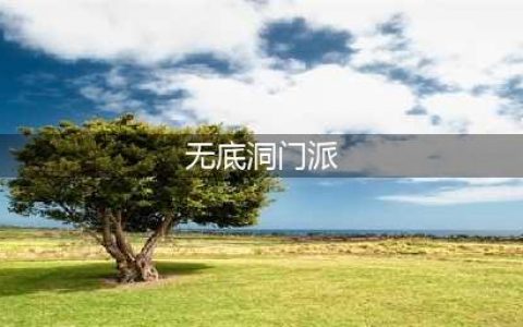 《梦幻西游》无底洞门派怎么样 新门派无底洞技能分享(无底洞门派)