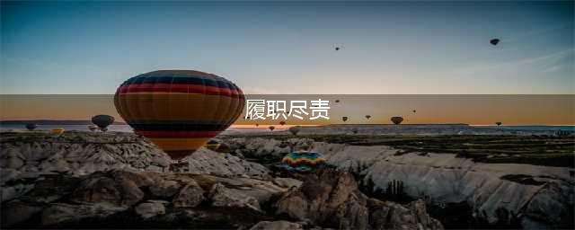 强化担当，履职尽责，不负职责使命(履职尽责)