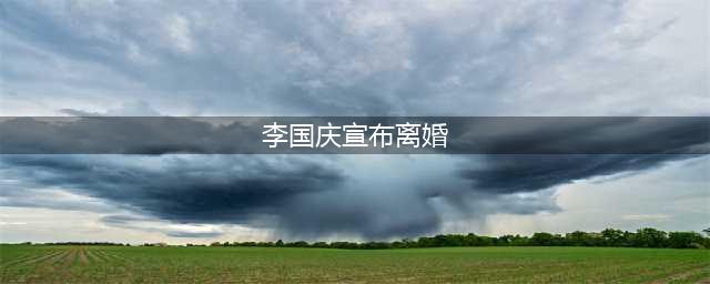 李国庆宣布离婚成功(李国庆宣布离婚)