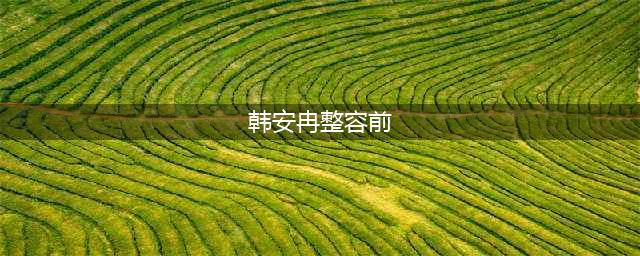韩安冉“整容前”照片曝光，13岁皮肤白皙五官清秀，如今越整越垮(韩安冉整容前)