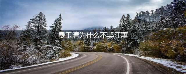 费玉清为何迟迟不求婚？爱她整整22年了！现53岁的她主动上门(费玉清为什么不娶江蕙)