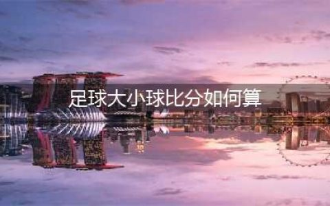 揭秘足球体育大小让球滚球规则！【正文】(足球大小球比分如何算)