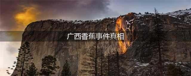 广西香蕉树被打伤事件小伙赔偿1500元，教训深刻(广西香蕉事件真相)