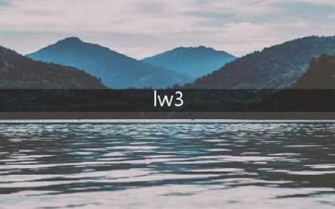 《使命召唤17》LW3配件怎么选 LW3配件选择推荐(lw3)