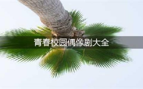 十部青春校园剧推荐，每一部都很经典，这里面有你的回忆吗？(青春校园偶像剧大全)