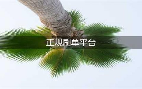 副业接单平台哪个更靠谱一些？求推荐(正规刷单平台)