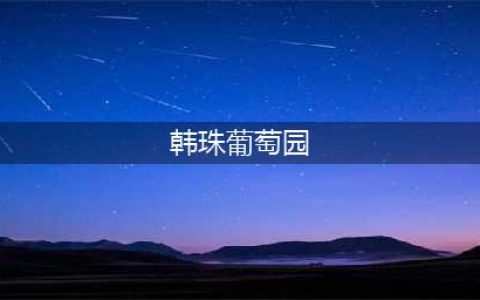 图说高塍之二：韩珠葡萄的本色就是军人的本色！(韩珠葡萄园)