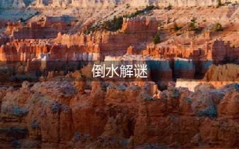《倒水解谜》游戏玩法攻略w(倒水解谜)