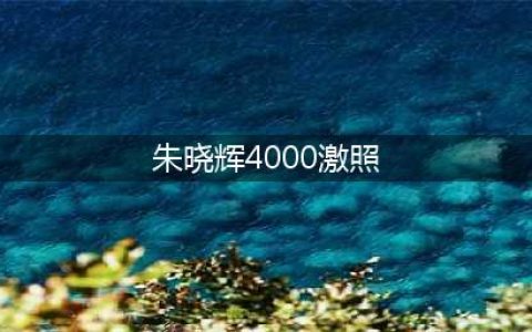 朱晓辉4000多张裸照流出 大尺度令人咋舌(图)(朱晓辉4000激照)