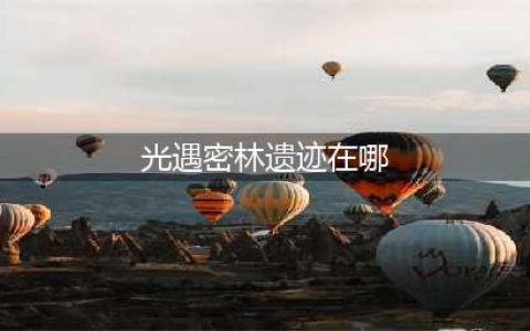 《光遇》密林遗迹在哪里