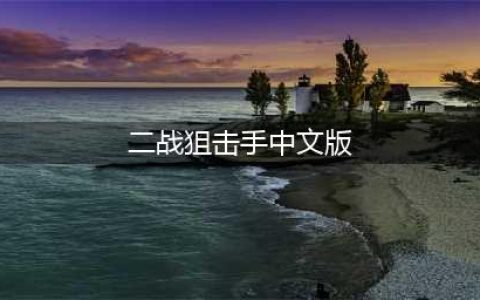 2022中文版二战狙击手游戏单机下载 二战狙击手游戏排行榜(二战狙击手中文版)