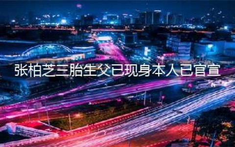 张柏芝三胎生父曝光？官宣封肚后开心晒照，与神秘男子海滩显亲密(张柏芝三胎生父已现身本人已官宣)