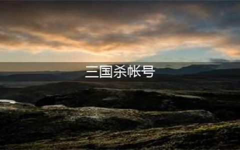三国杀账号交易平台哪个好 三国杀账号交易平台推荐(三国杀帐号)