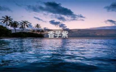 “香芋紫”是个什么神仙颜色？？也太好看了吧！(香芋紫)