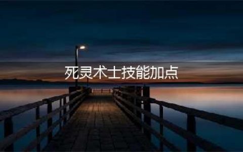 《DNF》死灵术士如何加点 死灵术士技能加点攻略(死灵术士技能加点)