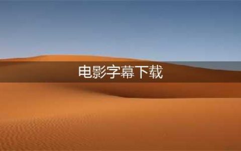 六个免费资源丰富的电影字幕下载网站(电影字幕下载)