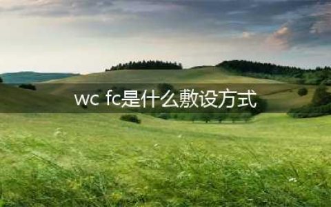 电气系统图上，WC、CC、FC等常见字母都是什么意思？(wc fc是什么敷设方式)