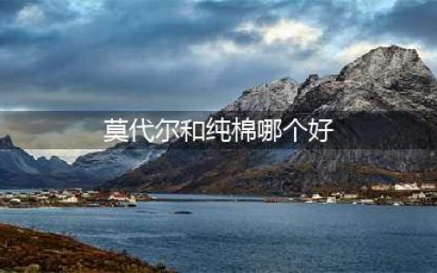 面料 | 莫代尔面料的优缺点有哪些？和纯棉有什么区别？(莫代尔和纯棉哪个好)