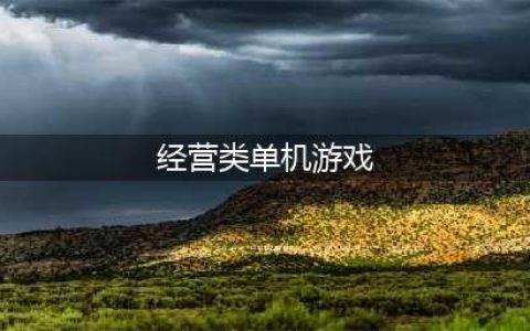 单机经营类游戏下载大全2022 评分高的单机经营类游戏推荐(经营类单机游戏)