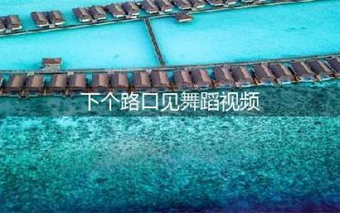 抖音下个路口见是什么音乐 抖音下个路口见舞蹈视频教程(下个路口见舞蹈视频)