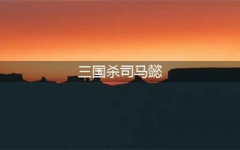 《三国杀》司马懿技能大全一览
