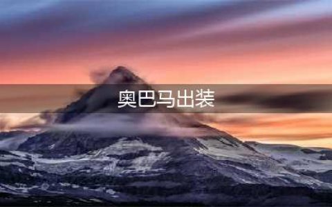 手游奥巴马出装(奥巴马出装)