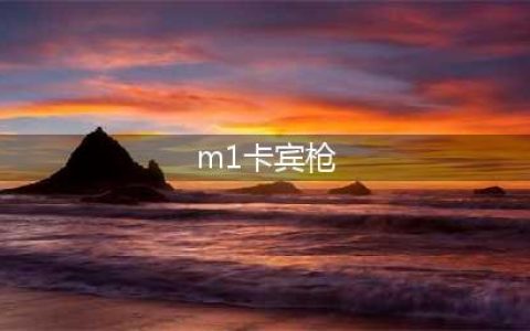 什么是卡宾枪? 为什么特种部队喜欢使用卡宾枪?(m1卡宾枪)