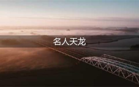 万众瞩目 天龙八部手游名人榜第一期！(名人天龙)