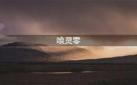 老番新推第二十一弹：《喰灵零》(喰灵零)