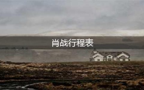 肖战行程表曝光，排得满满当当的，粉丝怒斥：这是要把人榨干？(肖战行程表)