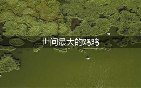 他拥34cm世界最大“雕”，比手腕粗，自曝坐歪痛到爆！(世间最大的鸡鸡)