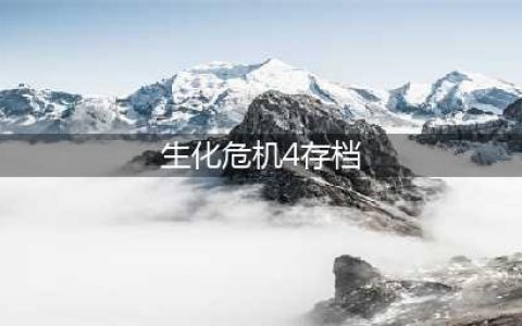 生化危机4重置版存档在哪