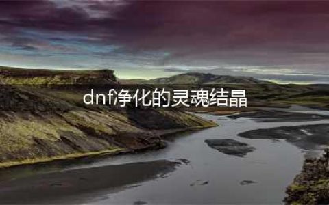 《dnf》净化的灵魂结晶还有用吗 dnf净化的灵魂结晶作用