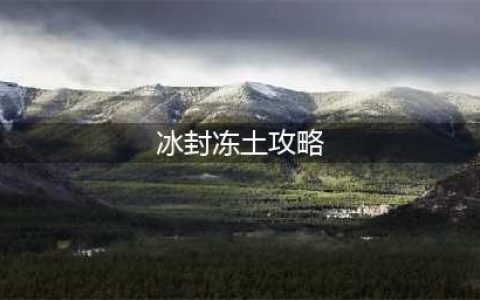《剑与远征》冰封冻土打法技巧攻略 冰封冻土线路怎么样(冰封冻土攻略)