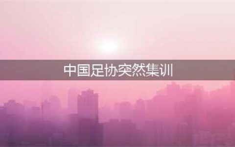 简直胡闹！足协组集训队惹非议，央视名嘴怒批：26年后再次回原点！(中国足协突然集训)