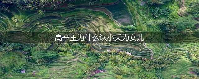 《长相思》高辛王为什么认小夭为女儿？《长相思》小夭是人还是妖？(高辛王为什么认小夭为女儿)