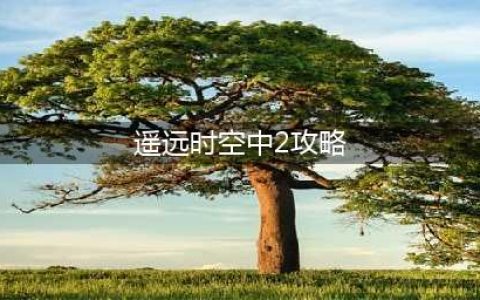 遥远时空中2攻略详解