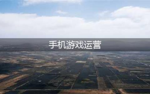 如何做好游戏运营？游戏运营的五大步骤重要方法(手机游戏运营)