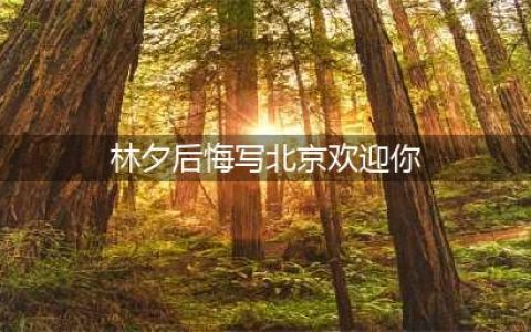 林夕称“北京欢迎你”是其最后悔的创作！大义面前，才能不值一提(林夕后悔写北京欢迎你)