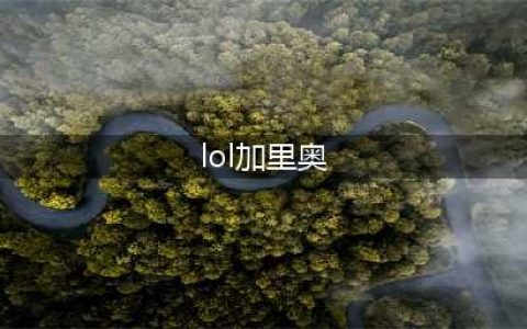 英雄联盟11.21中单加里奥怎么玩 加里奥玩法攻略(lol加里奥)