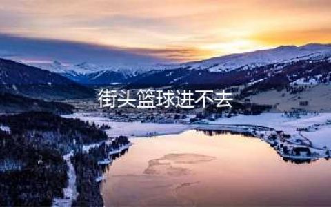 全民街篮打不开进不去玩不了怎么解决？解决方法分享(街头篮球进不去)